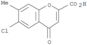 4H-1-Benzopyran-2-carboxylicacid, 6-chloro-7-methyl-4-oxo-