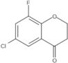 6-Chloro-8-fluoro-2,3-dihydro-4H-1-benzopyran-4-one
