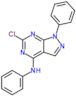 6-chloro-N,1-diphenyl-1H-pyrazolo[3,4-d]pyrimidin-4-amine