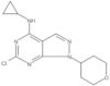 6-Chloro-N-cyclopropyl-1-(tetrahydro-2H-pyran-4-yl)-1H-pyrazolo[3,4-d]pyrimidin-4-amine