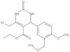 Ethyl 6-(chloromethyl)-1,2,3,4-tetrahydro-4-[4-methoxy-3-(methoxymethyl)phenyl]-2-oxo-5-pyrimidine…