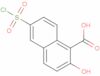 6-(chlorosulphonyl)-2-hydroxy-1-naphthoic acid