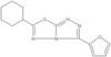 6-Cyclohexyl-3-(2-furanyl)-1,2,4-triazolo[3,4-b][1,3,4]thiadiazole