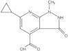 6-Cyclopropyl-2,3-dihydro-1-methyl-3-oxo-1H-pyrazolo[3,4-b]pyridine-4-carboxylic acid