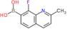 (8-fluoro-2-methyl-7-quinolyl)boronic acid