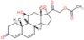 (9xi,11beta)-9-fluoro-11,17-dihydroxy-3,20-dioxopregna-4,6-dien-21-yl acetate