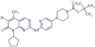 tert-Butyl 4-[6-(6-bromo-8-cyclopentyl-5-methyl-7-oxo-7,8-dihydro-pyrido[2,3-d]pyrimidin-2-ylami...