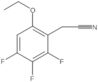 Benzeneacetonitrile, 6-ethoxy-2,3,4-trifluoro-