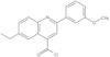 6-éthyl-2-(3-méthoxyphényl)-4-quinoléinecarbonyle chlorure