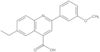 6-Ethyl-2-(3-methoxyphenyl)-4-quinolinecarboxylic acid