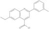 6-éthyl-2-(3-méthylphényl)-4-chlorure de quinoléinecarbonyle