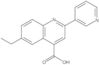 6-Ethyl-2-(3-pyridinyl)-4-quinolinecarboxylic acid