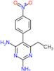 6-ethyl-5-(4-nitrophenyl)pyrimidine-2,4-diamine