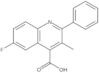 6-Fluoro-3-methyl-2-phenyl-4-quinolinecarboxylic acid