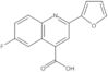 6-Fluoro-2-(2-furanyl)-4-quinolinecarboxylic acid