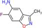 6-fluoro-3-methyl-1,2-benzisoxazol-5-amine