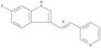 6-Fluoro-3-[(1E)-2-(3-pyridinyl)ethenyl]-1H-indole