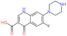 6-fluoro-4-oxo-7-(piperazin-1-yl)-1,4-dihydroquinoline-3-carboxylic acid