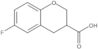 6-Fluoro-3,4-dihydro-2H-1-benzopyran-3-carboxylic acid