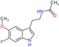 N-[2-(6-fluoro-5-methoxy-1H-indol-3-yl)ethyl]acetamide