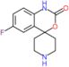 6-Fluorospiro[3,1-benzoxazine-4,4'-piperidin]-2(1H)-one