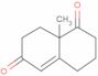 S(+)-8A-methyl-3,4,8,8A-tetrahydro-1,6-naphthalenedione