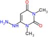 6-hydrazinyl-1,3-dimethylpyrimidine-2,4(1H,3H)-dione