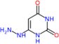 6-hydrazinopyrimidine-2,4(1H,3H)-dione