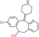 8-chloro-11-(piperidin-4-ylidene)-6,11-dihydro-5H-benzo[5,6]cyclohepta[1,2-b]pyridin-6-ol