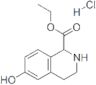 1-Isoquinolinecarboxylic acid, 1,2,3,4-tetrahydro-6-hydroxy-, ethyl ester, hydrochloride (1:1)