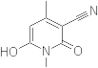 N-methyl-3-Aminocarbonyl-6-hydroxy-4-methyl-2-pyridone