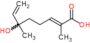 (2E)-6-hydroxy-2,6-dimethylocta-2,7-dienoic acid