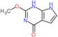 2-methoxy-1,7-dihydro-4H-pyrrolo[2,3-d]pyrimidin-4-one