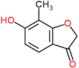 6-hydroxy-7-methyl-1-benzofuran-3(2H)-one