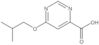 4-Pyrimidinecarboxylic acid, 6-(2-methylpropoxy)-