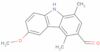 6-Metoxi-1,4-dimetil-9H-carbazol-3-carboxaldehído