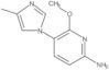 6-Methoxy-5-(4-methyl-1H-imidazol-1-yl)-2-pyridinamine