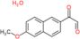 2-(6-methoxy-2-naphthyl)-2-oxo-acetaldehyde hydrate