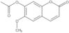 7-(Acetyloxy)-6-methoxy-2H-1-benzopyran-2-one