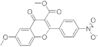 6-Methoxy-3-(methoxycarbonyl)-2-(4-nitrophenyl)-4H-benzopyran-4-one