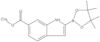 1H-Indole-6-carboxylic acid, 2-(4,4,5,5-tetramethyl-1,3,2-dioxaborolan-2-yl)-, methyl ester