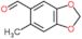 6-methyl-1,3-benzodioxole-5-carbaldehyde