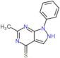 6-methyl-1-phenyl-1,2-dihydro-4H-pyrazolo[3,4-d]pyrimidine-4-thione