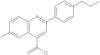 6-Methyl-2-(4-propylphenyl)-4-quinolinecarbonyl chloride