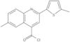 6-Methyl-2-(5-methyl-2-thienyl)-4-quinolinecarbonyl chloride