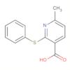 3-Pyridinecarboxylic acid, 6-methyl-2-(phenylthio)-