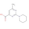 4-Pyrimidinecarboxylic acid, 6-methyl-2-(1-piperidinyl)-