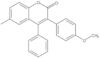 3-(4-Methoxyphenyl)-6-methyl-4-phenyl-2H-1-benzopyran-2-one