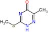 6-methyl-3-(methylsulfanyl)-1,2,4-triazin-5(2H)-one