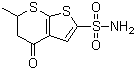 5,6-Diidro-6-metil-4-oxo-4H-tieno[2,3-b]tiopirano-2-sulfonamida